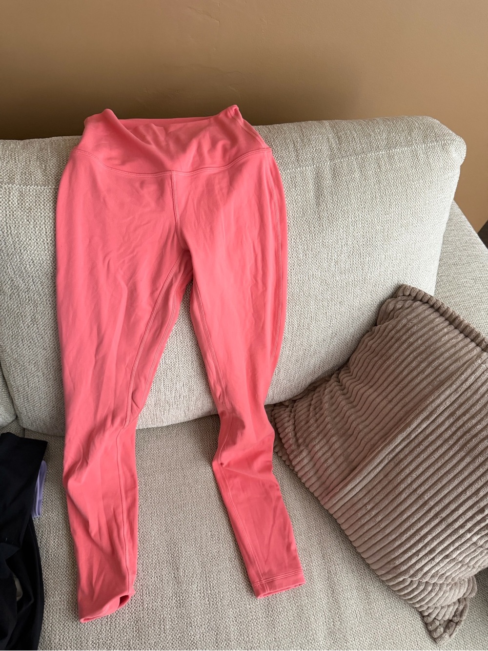 Coral Pink High-Waist lululemon Leggings